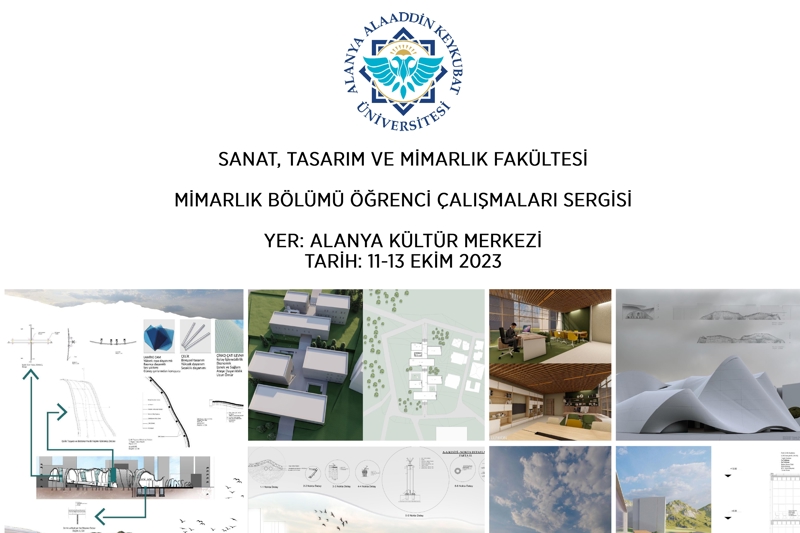 ALKÜ MİMARLIK BÖLÜMÜ ÖĞRENCİ ÇALIŞMALARI SERGİSİ